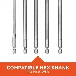 Sword Drill Bits-1-4 1-1-2 BLACK + DECKER5